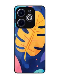 Tropical Tapestry Glossy Soft Edge Case for Infinix Hot 40I