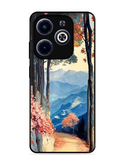 Mountainside Serenity Glossy Soft Edge Case for Infinix Hot 40I