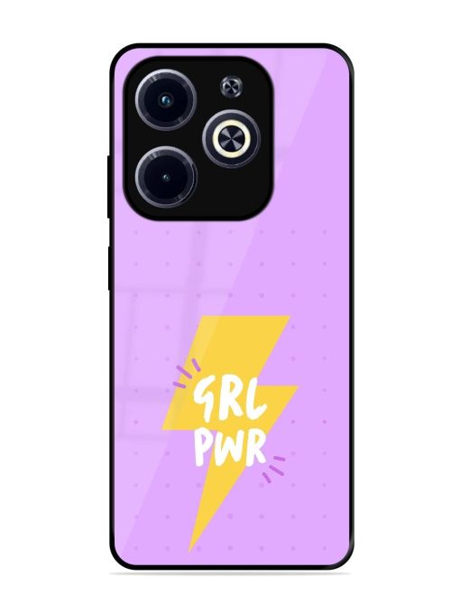 Girl Power Spark Glossy Soft Edge Case for Infinix Hot 40I