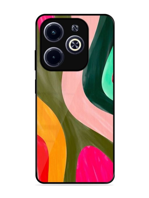 Wavy Wonder Glossy Soft Edge Case for Infinix Hot 40I