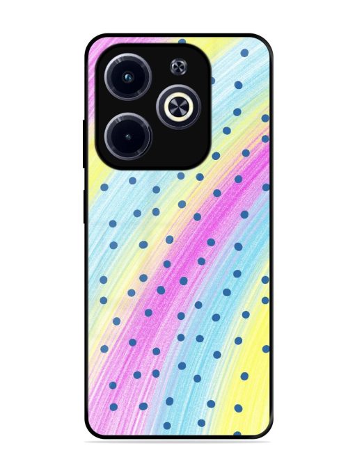 Polka Dot Paradise Glossy Soft Edge Case for Infinix Hot 40I