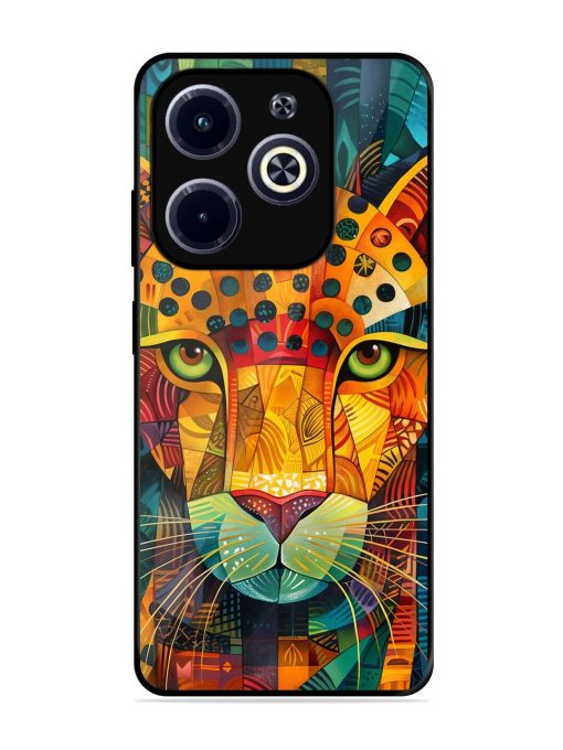 Mosaic Majesty Glossy Soft Edge Case for Infinix Hot 40I