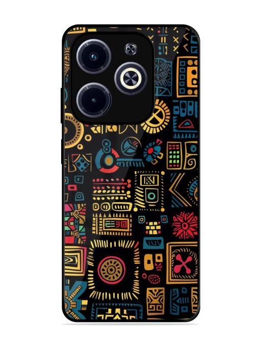 Tribal Tapestry Glossy Soft Edge Case for Infinix Hot 40I