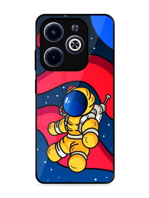 Cosmic Cruiser Glossy Soft Edge Case for Infinix Hot 40I