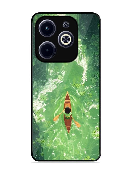 Solitude On The River Glossy Soft Edge Case for Infinix Hot 40I
