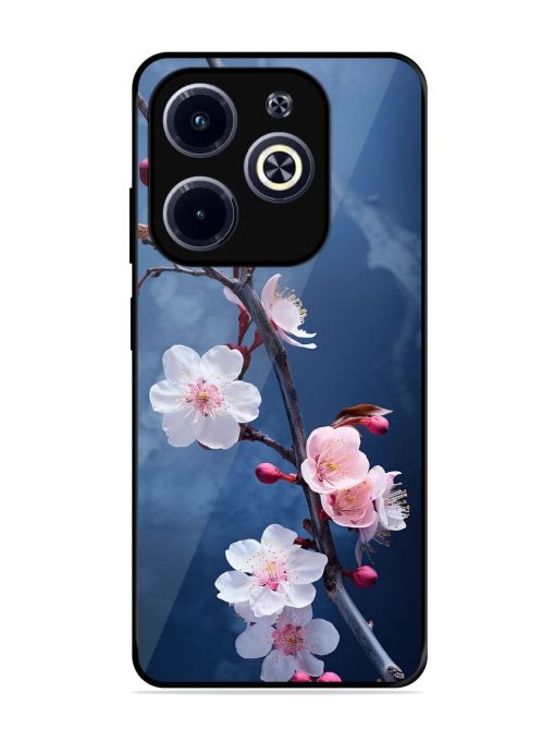 Delicate Blossoms Glossy Soft Edge Case for Infinix Hot 40I