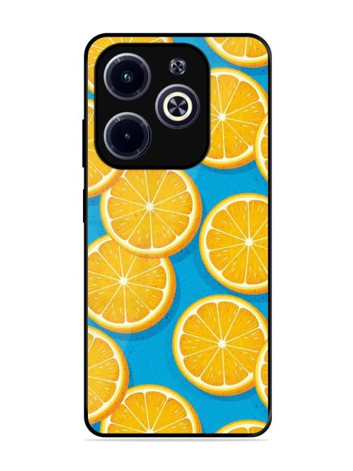 Citrus Symphony Glossy Soft Edge Case for Infinix Hot 40I