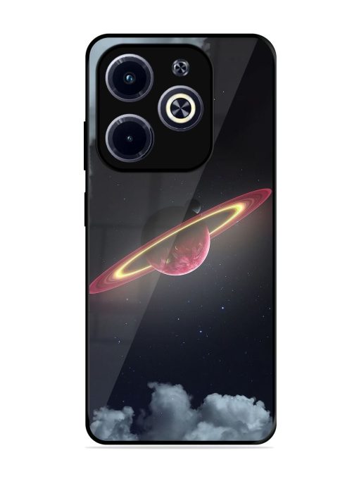 Cosmic Ballet Glossy Soft Edge Case for Infinix Hot 40I
