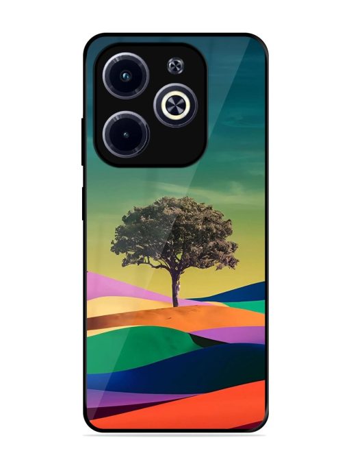 Rainbow'S Lone Sentinel Glossy Soft Edge Case for Infinix Hot 40I