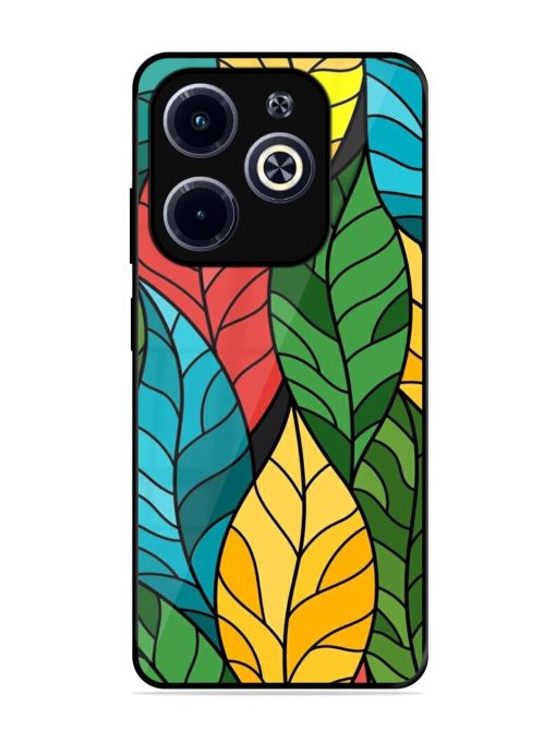 Foliage Fiesta Glossy Soft Edge Case for Infinix Hot 40I