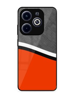 Bold Contrast Glossy Soft Edge Case for Infinix Hot 40I