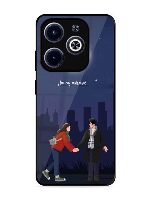 Moonlight Proposal Glossy Soft Edge Case for Infinix Hot 40I