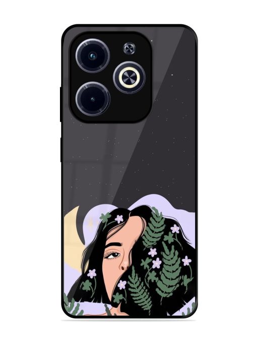 Lunar Lullaby Glossy Soft Edge Case for Infinix Hot 40I