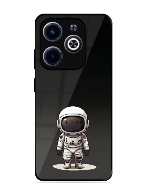 Neon Astronaut Glossy Soft Edge Case for Infinix Hot 40I