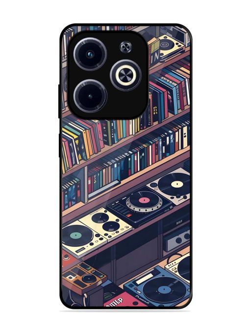 Music Lover'S Haven Glossy Soft Edge Case for Infinix Hot 40I