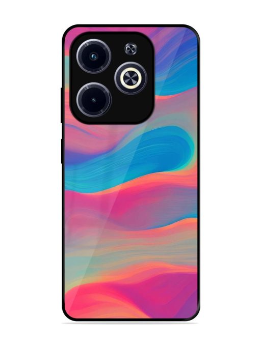 Wavy Wonder Glossy Soft Edge Case for Infinix Hot 40I