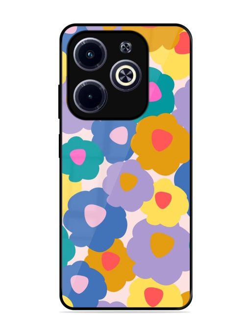 Flower Power Glossy Soft Edge Case for Infinix Hot 40I