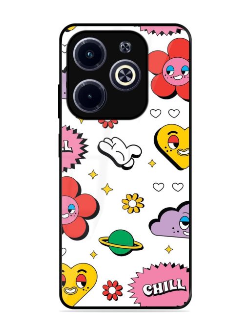 Whimsical Wonderland Glossy Soft Edge Case for Infinix Hot 40I