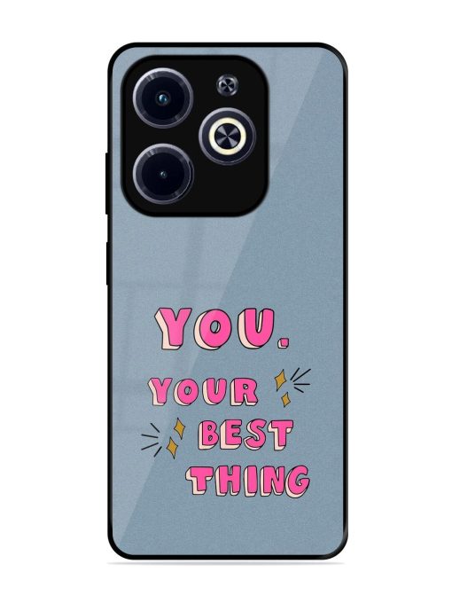 Self-Love Sparkles Glossy Soft Edge Case for Infinix Hot 40I