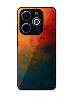 Golden Hour Canvas Glossy Soft Edge Case for Infinix Hot 40I