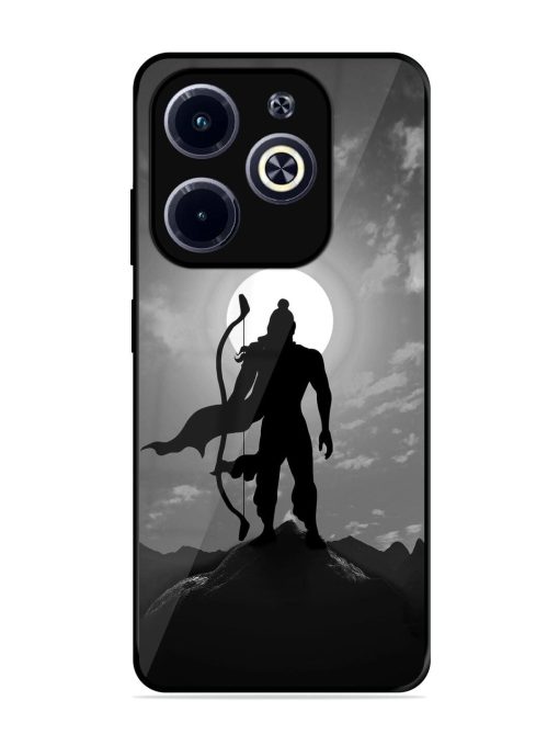 The Undefeated Warrior Glossy Soft Edge Case for Infinix Hot 40I