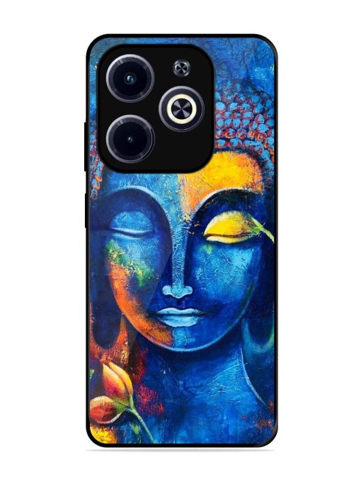 Enlightened Serenity Glossy Soft Edge Case for Infinix Hot 40I