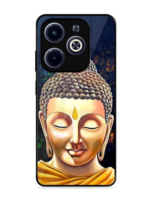 Buddha Face Glossy Soft Edge Case for Infinix Hot 40I