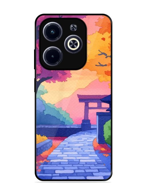 Autumnal Serenity Glossy Soft Edge Case for Infinix Hot 40I