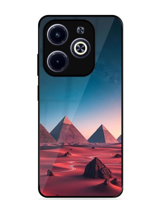 Ancient Wonders Sky Glossy Soft Edge Case for Infinix Hot 40I