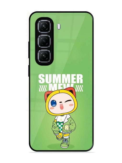 Purrfect Summer Glossy Soft Edge Case for Infinix Hot 50 (5G)