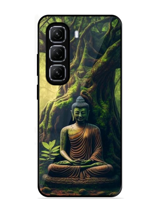 Green Buddha Art Glossy Soft Edge Case for Infinix Hot 50 (5G)