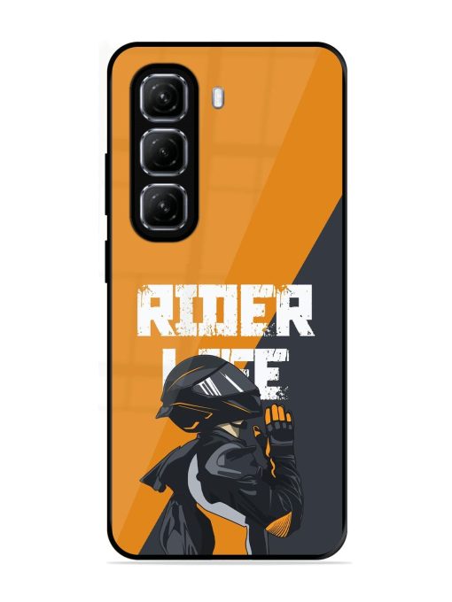 Ride Never Ends Glossy Soft Edge Case for Infinix Hot 50 (5G)