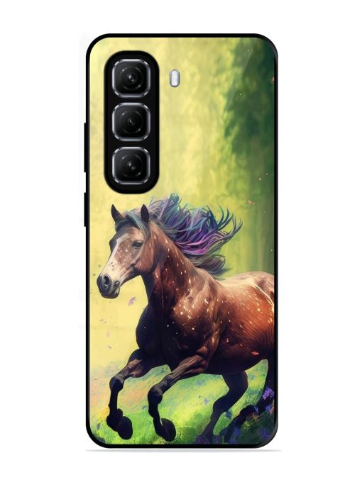 Enchanted Gallop Glossy Soft Edge Case for Infinix Hot 50 (5G)