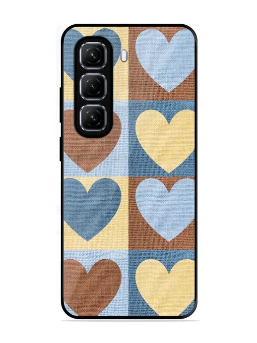Hearts On Canvas Glossy Soft Edge Case for Infinix Hot 50 (5G)