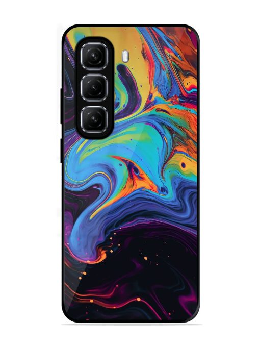 Liquid Dreamscape Glossy Soft Edge Case for Infinix Hot 50 (5G)