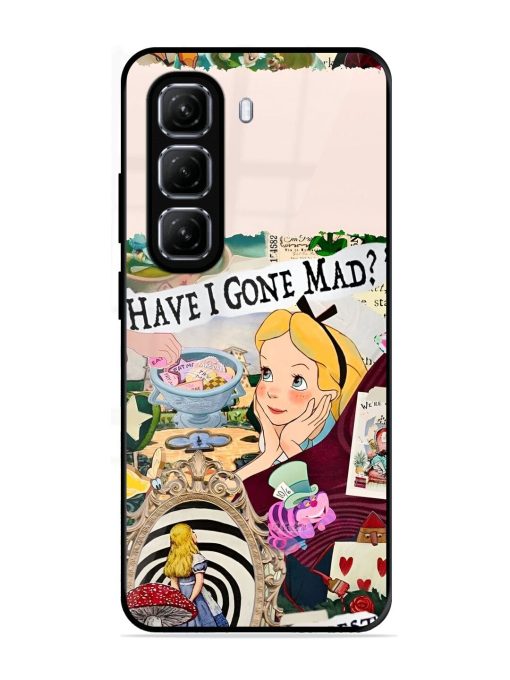 Mad Hatter'S Collage Glossy Soft Edge Case for Infinix Hot 50 (5G)