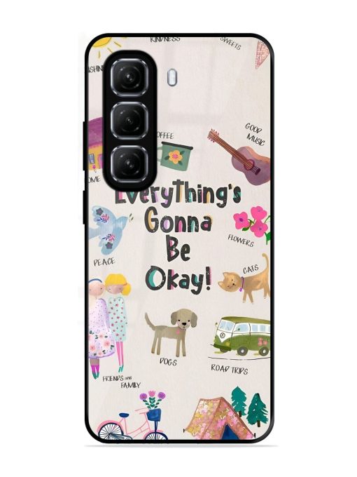 Sunshine And Smiles Glossy Soft Edge Case for Infinix Hot 50 (5G)