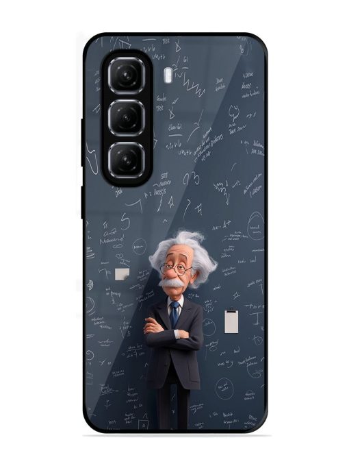 Albert Einstein Glossy Soft Edge Case for Infinix Hot 50 (5G)