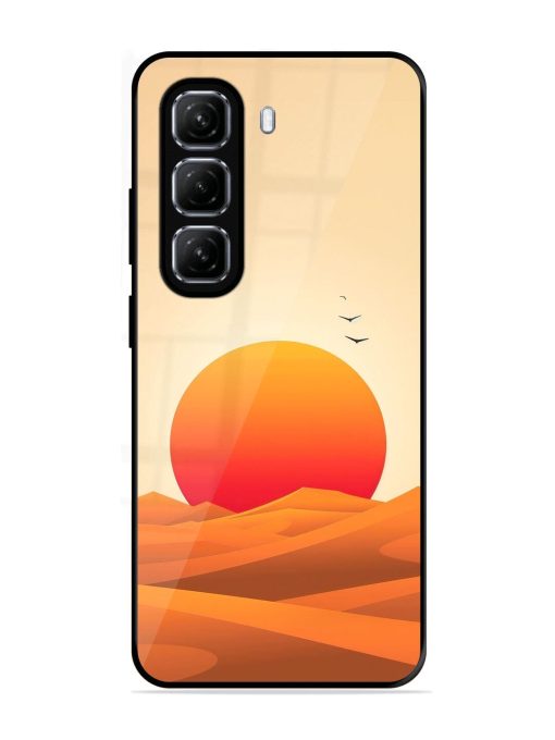 Desert Sunset Glossy Soft Edge Case for Infinix Hot 50 (5G)