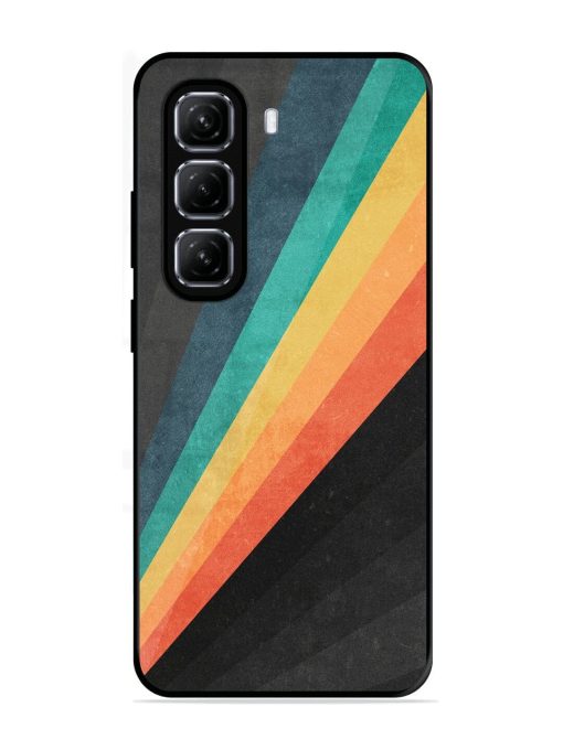 Retro Spectrum Glossy Soft Edge Case for Infinix Hot 50 (5G)