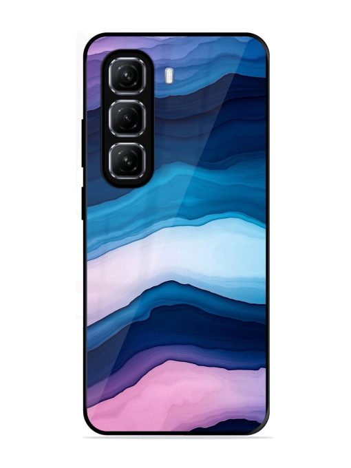 Oceanic Layers Glossy Soft Edge Case for Infinix Hot 50 (5G)