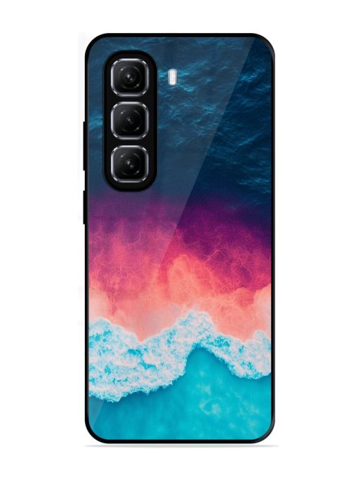 Where The Ocean Meets The Sky Glossy Soft Edge Case for Infinix Hot 50 (5G)
