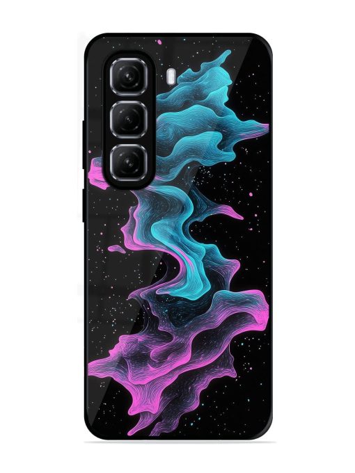 Cosmic Currents Glossy Soft Edge Case for Infinix Hot 50 (5G)