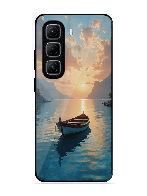 Serene Sunset Glossy Soft Edge Case for Infinix Hot 50 (5G)