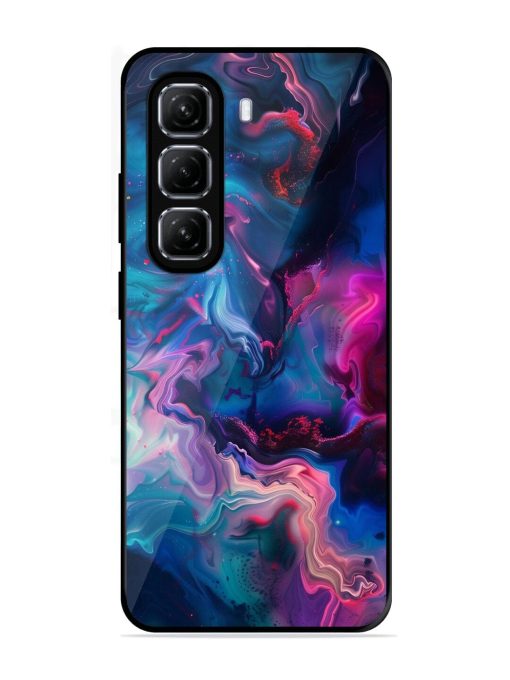 Cosmic Swirl Glossy Soft Edge Case for Infinix Hot 50 (5G)