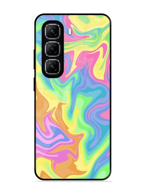 Whimsical Swirl Glossy Soft Edge Case for Infinix Hot 50 (5G)