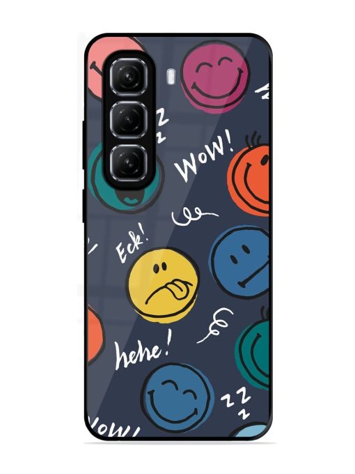 Emoticon Parade Glossy Soft Edge Case for Infinix Hot 50 (5G)