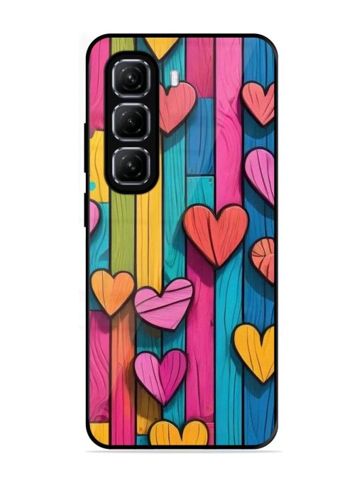 Rainbow Of Hearts Glossy Soft Edge Case for Infinix Hot 50 (5G)