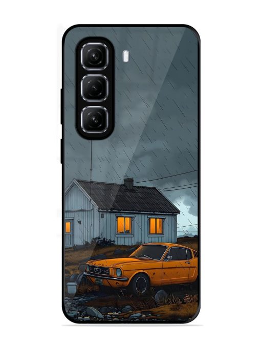 Rainy Day Retreat Glossy Soft Edge Case for Infinix Hot 50 (5G)