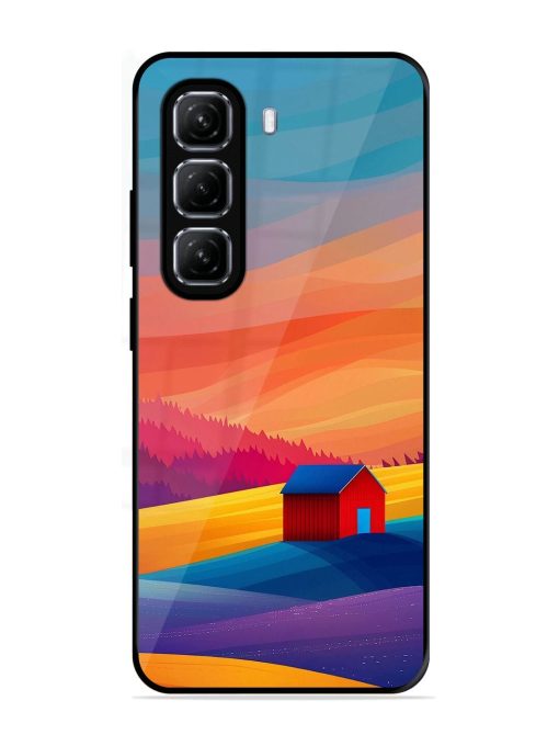 Sunset Solitude Glossy Soft Edge Case for Infinix Hot 50 (5G)